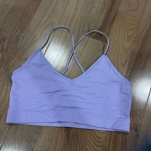 Light Purple Seamless Bra Size L